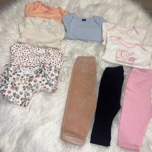 Baby Clothing Set with Various Colors